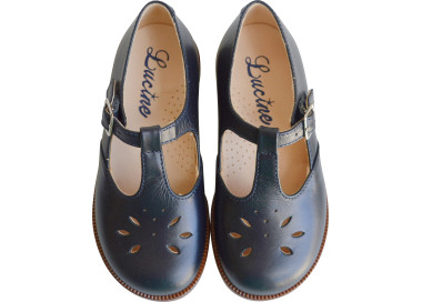 Chaussures Salomé résistantes à boucle en cuir pour fille et garçons. Idéales pour l'école