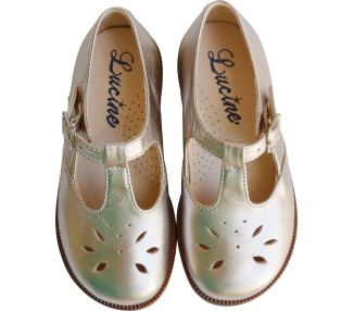 Chaussures Salomé résistantes à boucle en cuir pour filles