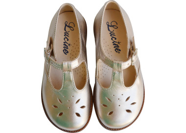 Chaussures Salomé résistantes à boucle en cuir pour filles
