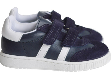 Baskets filles et garçons en cuir souple confortables et pratiques