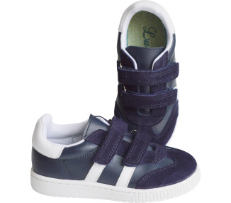 Baskets en cuir mixtes souples et confortables