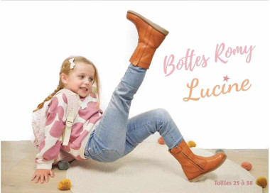 Bottes mi-hautes enfants filles pratiques et confortables