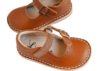 Chaussures pour filles à scratche fermeture pratique, fausse boucle