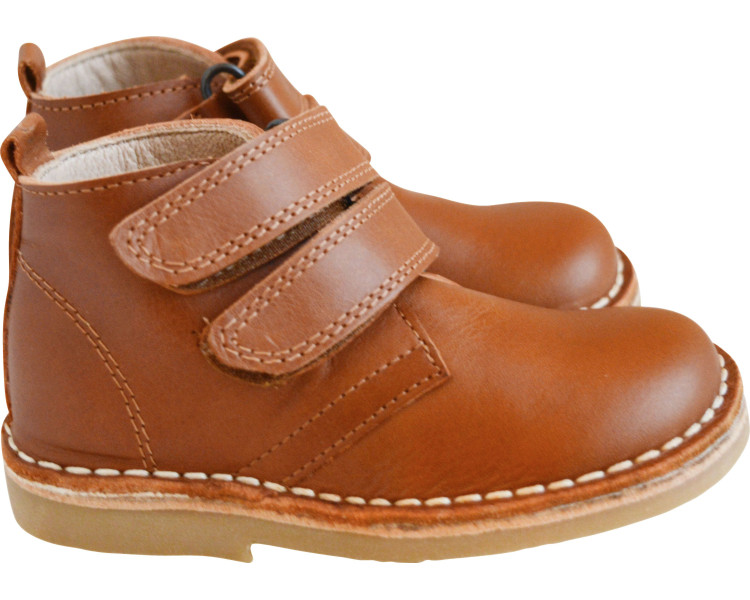 Chaussures montantes pour garçons et filles en cuir et fermeture doubles scratchs pratiques Chaussures montantes pour garçons et filles en cuir et fermeture doubles scratchs pratiques