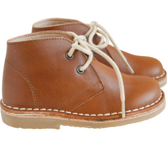 Chaussures en cuir à lacets pour enfants garçons et filles