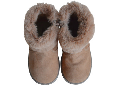 Bottines chaudes et souples pour fille