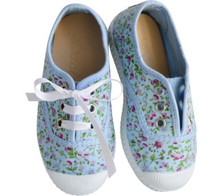 Chaussures en toile souples à porter avec ou sans lacets