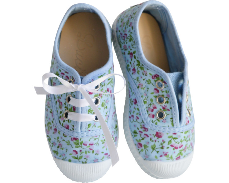 Chaussures en toile souples à porter avec ou sans lacets