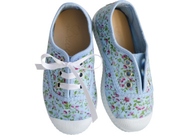 Chaussures en toile souples à porter avec ou sans lacets