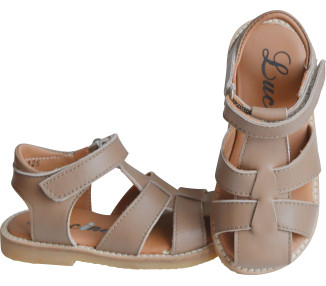 sandales pour garçon à scratch souple et facile à mettre