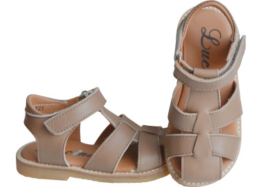 sandales pour garçon à scratch souple et facile à mettre