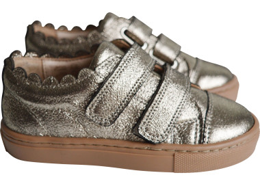 Chaussures sneakers souples fermeture à scratch pour enfants