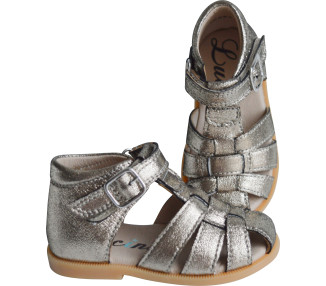 nu-pieds souples pour fille avec semelle intérieure molletonnée très confortable