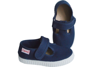 chaussures Salomé en toiles souples et confortables à scratch pour fille et garçon , idéales écoles et crèches