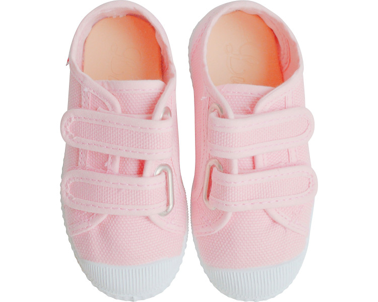 Baskets souples en toile coton bio faciles à mettre pour enfants Baskets souples en toile coton bio faciles à mettre pour enfants