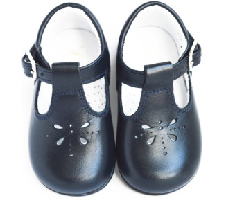 Chaussures ouvertes pour bébés fille et garçons en cuir souple et confortable