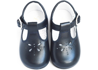 Chaussures ouvertes pour bébés fille et garçons en cuir souple et confortable