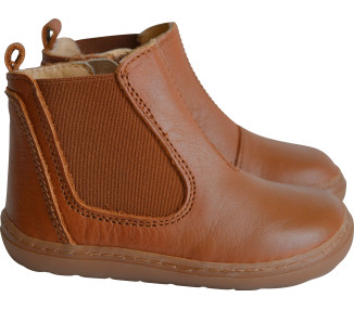 Boots bottillons très souples et confortables en cuir pour bébés