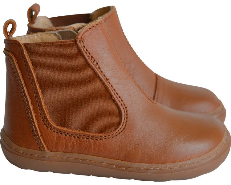Boots bottillons très souples et confortables en cuir pour bébés Boots bottillons très souples et confortables en cuir pour bébés