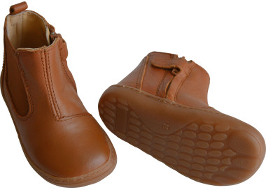 Bottines en cuir souples et antidérapantes