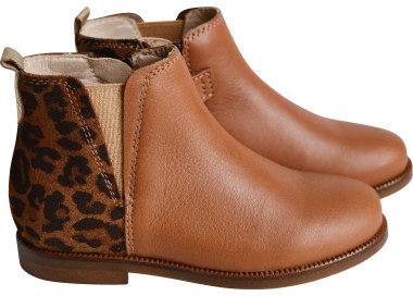 chaussures cuir et léopard pour filles automne hiver école