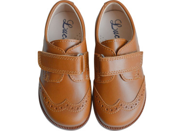 Chaussures enfants filles et garçons en cuir idéale pour l'hiver et faciles à mettre