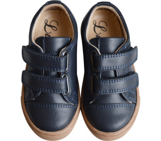 Chaussures souples et pratiques bleu marine à mettre pour fille et garçon idéales pour lécole et la crèche