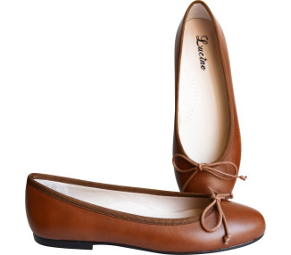 Ballerones en cuir de qualité résistantes pour filles et femmes