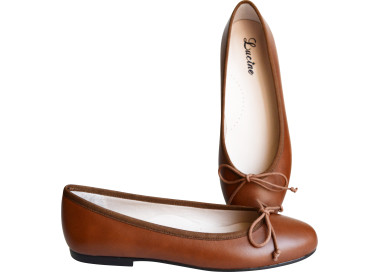 Ballerones en cuir de qualité résistantes pour filles et femmes