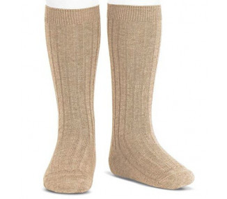 BEIGE - Chaussettes hautes