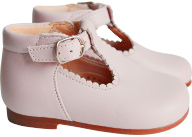 Chaussures d'été pour bébé fille en cuir