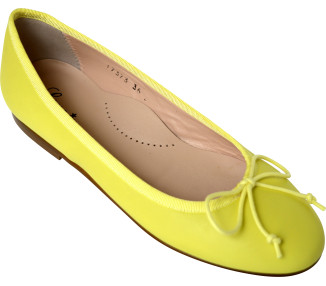 Ballerines en cuir 100% doublées cuir pour femme couleur été