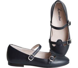 Chaussures ballerines à brides pour enfant fille