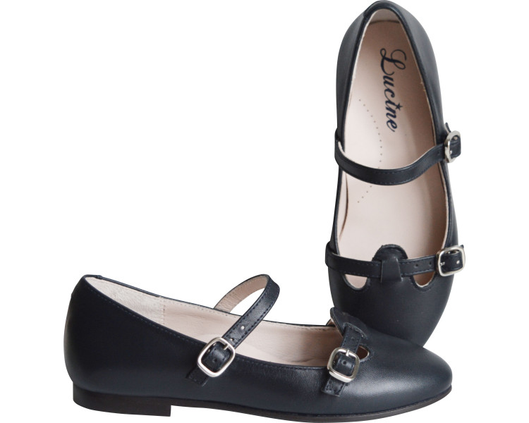 Chaussures ballerines à brides pour enfant fille
