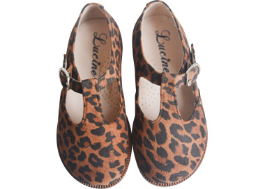 Sandales fermées pour filles en cuir doublées cuir printemps été automne hiver