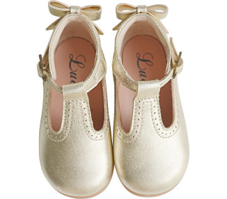 Chaussures ouvertes été et automne en cuir pour bébés filles