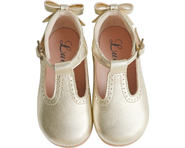 Chaussures ouvertes été et automne en cuir pour bébés filles