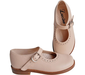 Chaussures en cuir habillées et chics pour enfants filles