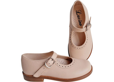 Chaussures en cuir habillées et chics pour enfants filles