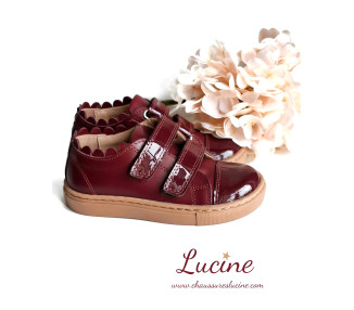 Chaussures baskets senakers en cuir souple et confortable pour enfants filles et bébés