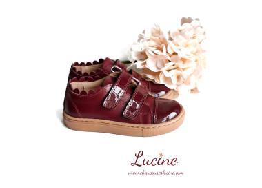 Chaussures baskets senakers en cuir souple et confortable pour enfants filles et bébés