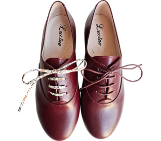 Chaussures plates pour femmes pour tous les jours et habillées en cuir doublé