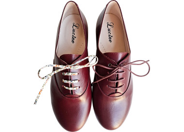 Chaussures plates pour femmes pour tous les jours et habillées en cuir doublé