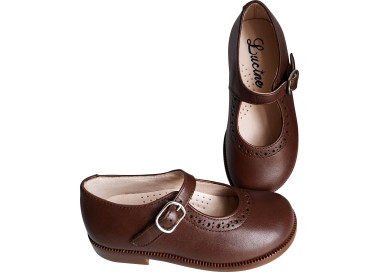 chaussures solides pour enfants filles en cuir de qualité