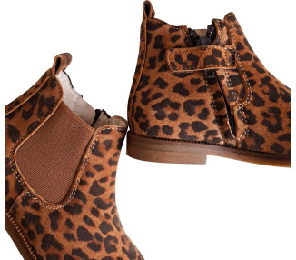 boots bottines montantes pour filles en cuir
