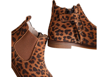 boots bottines montantes pour filles en cuir