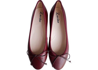 Chaussures plates en cuir confortable et bonne qualité pour fille et femmes
