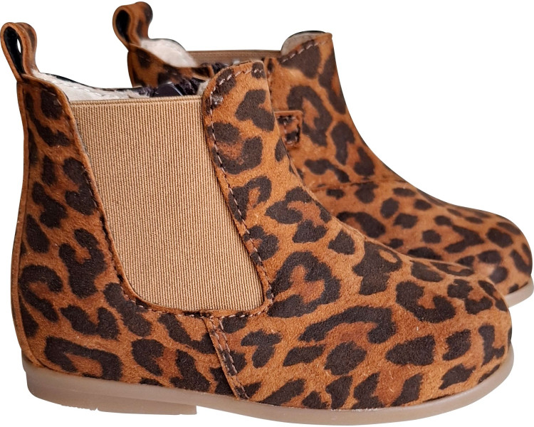 Bottines pour bébé fille en cuir souples et confortables, rapides à mettre