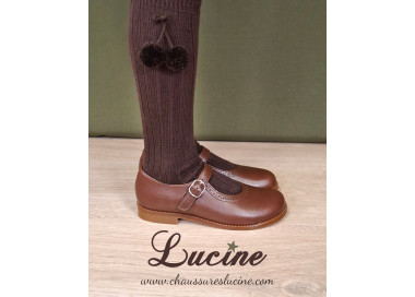 Chaussures en cuir pour tous les jours et pour les cérémonies pour fille