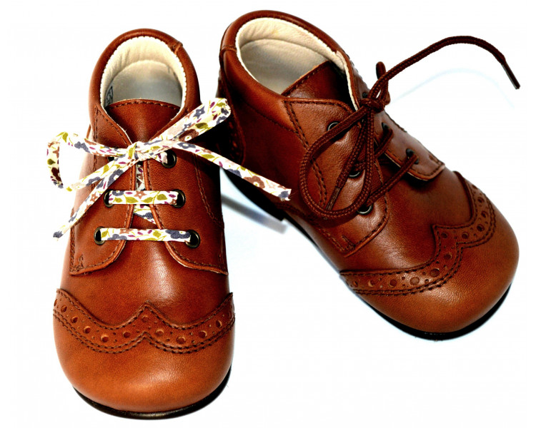 Chaussures Bottillons Adonis Bout golf - cuir COGNAC